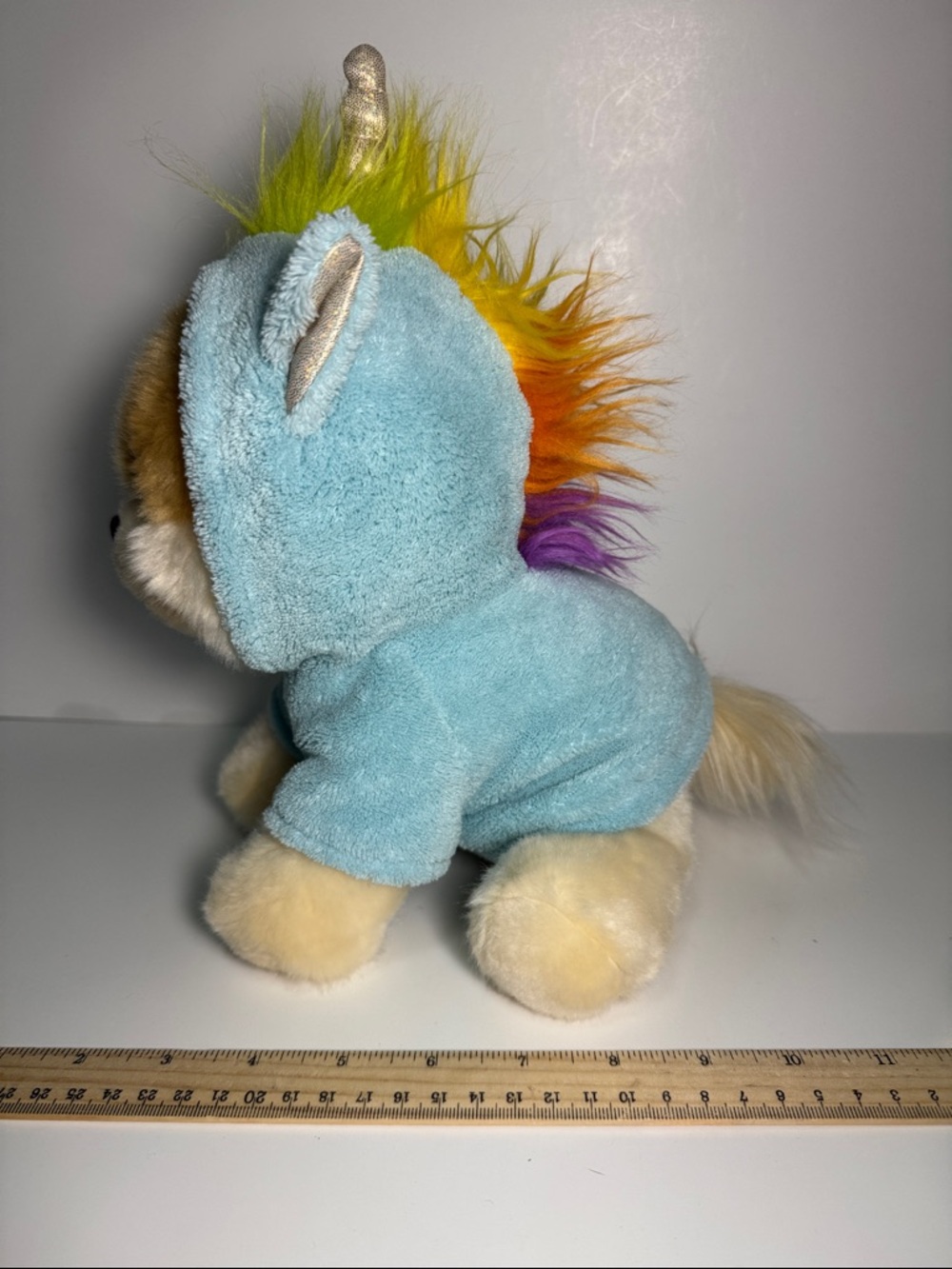 GUND Boo World's Cutest Dog Plush Stuffed Animal Pomeranian unicorn hoodie - Picture 2 of 5